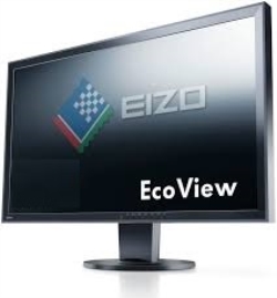 Eizo MONITOR 24"  EIZO EV2450 Full HD IPS Black Silver RENEW  in BOX con cavo - Ricondizionato